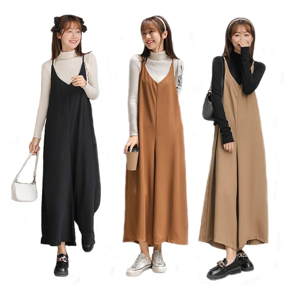 Amazon | [HINATA] オールインワン サロペット キャミ